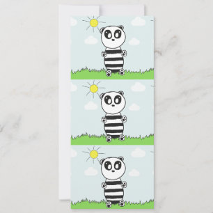 Faire-part Panda Kid