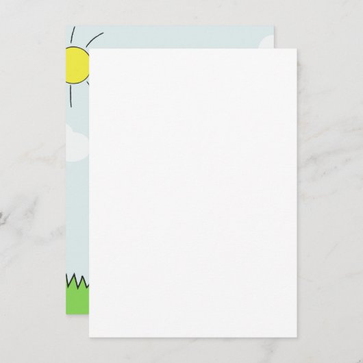 Faire-part Panda Kids (Devant / Derrière)