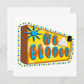 Faire-part Panneau Nous Avons Été (Devant / Derrière)