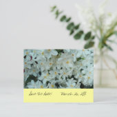 Faire-part Paperwhite Narcissus "Save the Date" Carte postale (Debout devant)