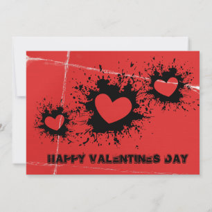Faire-part Papier et peintures à la broche Valentine