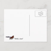 Faire-part Papillon Enregistrer la Date sur Carte Postale de  (Dos)