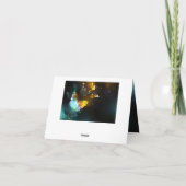 Faire-part Papillon lumineux et papillons de nuit (Dos)