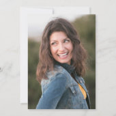 Faire-part Parties scintillant d'or moderne Diplômé Casquette (Dos)