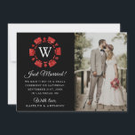 Faire-part Parties scintillant rouge Monogram Poker Chip Casi<br><div class="desc">Faites savoir à tout le monde que vous l'avez fait, vous vous êtes marié avec style avec ces cartes de faire-part mariages modernes et très tendance. Le design est facile à personnaliser avec votre libellé d'événement spécial et votre famille et vos amis seront enchantés quand ils reçoivent ces fabuleuses cartes...</div>