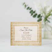 Faire-part Partition Enregistrer la date Carte postale (Debout devant)