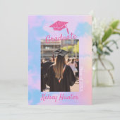 Faire-part Pastel Clouds Graduation Era Lover Parties scintil (Debout devant)