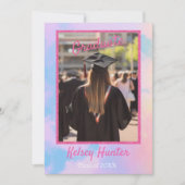 Faire-part Pastel Clouds Graduation Era Lover Parties scintil (Devant)