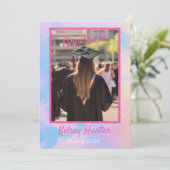 Faire-part Pastel Clouds Graduation Era Lover Parties scintil (Debout devant)