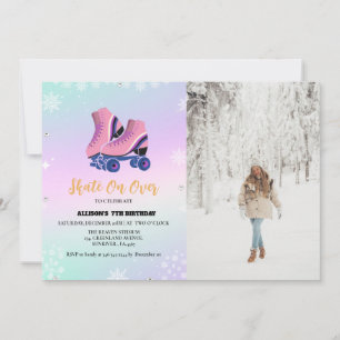 Faire-part Patinage sur glace Patinage d'hiver Patinage sur l