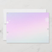 Faire-part Patinage sur glace Patinage hivernal jumeau d'anni (Dos)