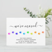 Faire-part Patrouilles de marche colorées Personnalisées Dépl (Debout devant)