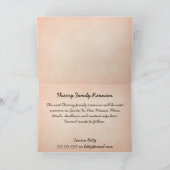 Faire-part Pays élevé Enregistrer la date Réunion familiale (Intérieur)