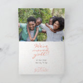 Faire-part Pêche & Brown Home, Sweet New Home - Texas (Intérieur)