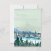 Faire-part Pemi River Mariage Informations d'invité (Dos)