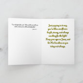 Faire-part Pensez à vous Christian Sunflower Card (Intérieur)