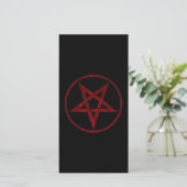 Faire-part Pentagram Red Devil (Debout devant)