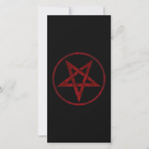 Faire-part Pentagram Red Devil