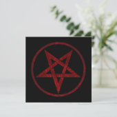 Faire-part Pentagram Red Devil (Debout devant)