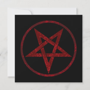 Faire-part Pentagram Red Devil