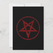 Faire-part Pentagram Red Devil (Devant)