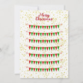 Faire-part Père Noël Crew Reindeer Snowman Noël 1er anniversa (Dos)