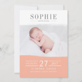 Faire-part perfection de pêche (Devant)