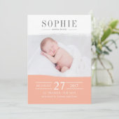 Faire-part perfection de pêche (Debout devant)