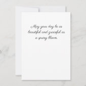 Faire-part Personalized Elegant Tiger Lily (Dos)