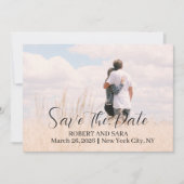 Faire-part Personalized Photo Save the Date Card (Devant)