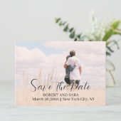 Faire-part Personalized Photo Save the Date Card (Debout devant)