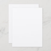 Faire-part personnalisable d'ensembles de (Devant / Derrière)