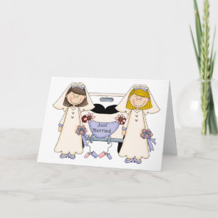 Faire-part Personnalisable Femme Mariage Gay Juste Marié Tee 