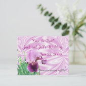 Faire-part Personnaliser de carte postale (Debout devant)