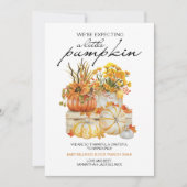 Faire-part Petit Pompon Harvest Thankful Grateful Pregnancy (Devant)