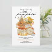 Faire-part Petit Pompon Harvest Thankful Grateful Pregnancy (Debout devant)