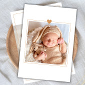 Faire-part Petite Dame Bébé Fille Photo Collage Naissance