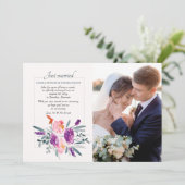 Faire-part photo à l'aquarelle (Debout devant)