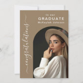 Faire-part Photo Arch moderne Diplôme du lycée (Devant)