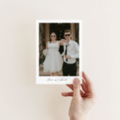 Faire-part photo avec code QR