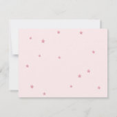 Faire-part photo bébé - Bienvenue Baby Girl Card (Dos)