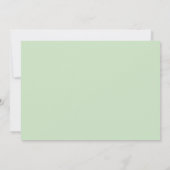 Faire-part Photo bébé verdure moderne bébé naissance (Dos)