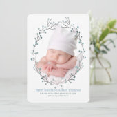 Faire-part Photo Blueberry (Debout devant)