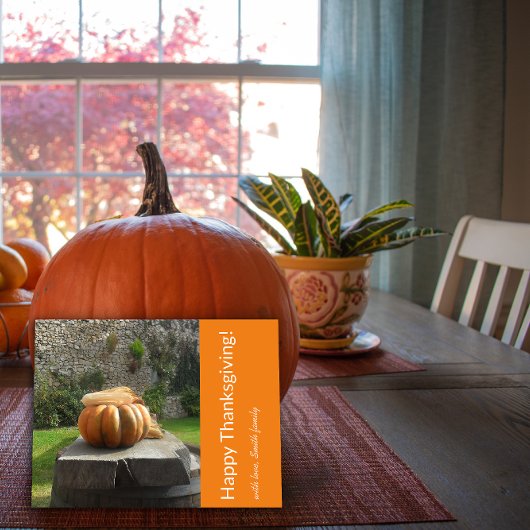 Faire-part photo bon thanksgiving