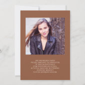 Faire-part photo Brown Tan 2 (Dos)