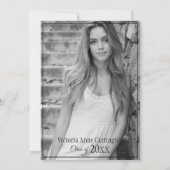 Faire-part Photo Collage Personalized 4 Photo Graduation (Dos)