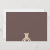 Faire-part Photo de bébé islamique (Dos)