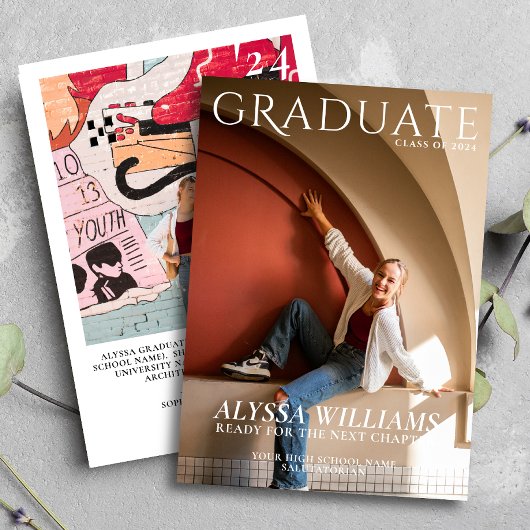 Faire-part Photo de couverture du magazine des diplômés du se