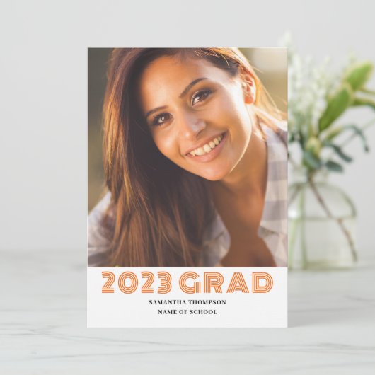 Faire-part Photo de fin d'études 2023 (Debout devant)