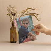 Faire-part photo de graduation classique